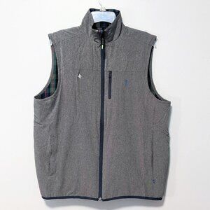 William Murray Vest Mens Medium Grey Reversible